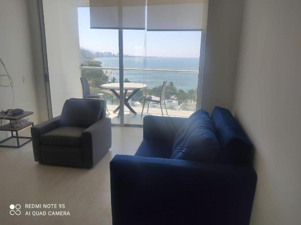 Magnifico Apartamento Con Vista Y Salida Al Mar Santa Marta Dış mekan fotoğraf
